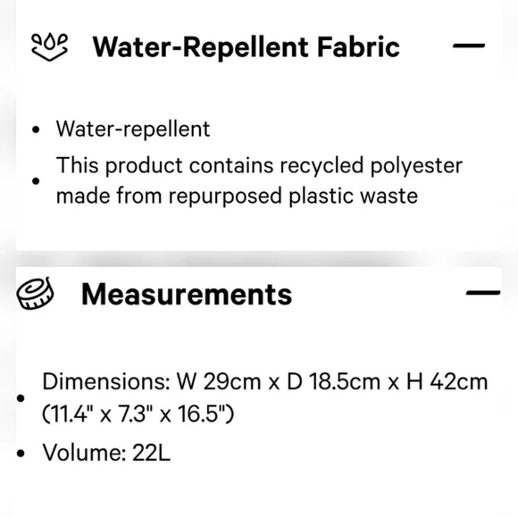 Lululemon Athletica Backpack 22L. Thawed Camo Grey Multi. - Picture 13 of 15